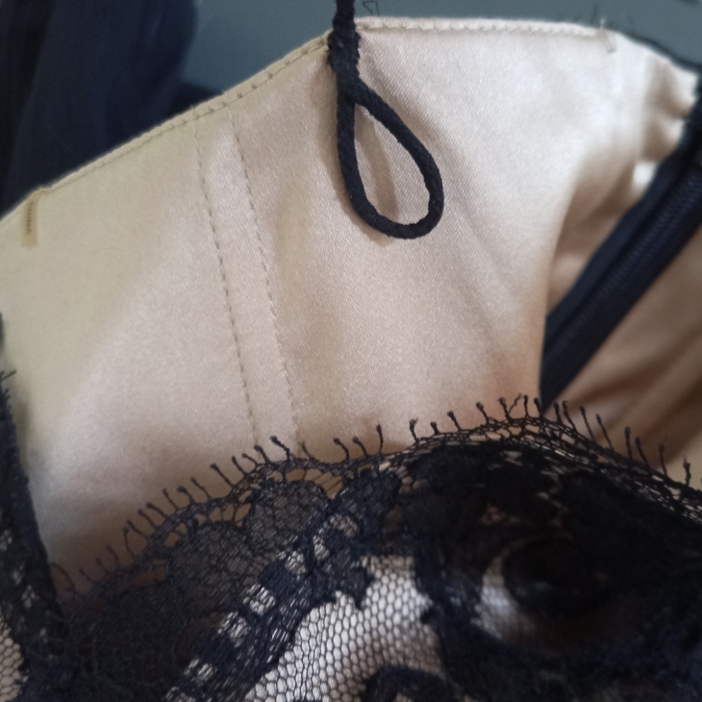 Elie Tahari silk chiffon and lace Y2K vintage-inspired dress - Picture 12 of 12